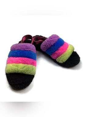UGG Fluff Yeah Multicolor Slide Slippers 1097169